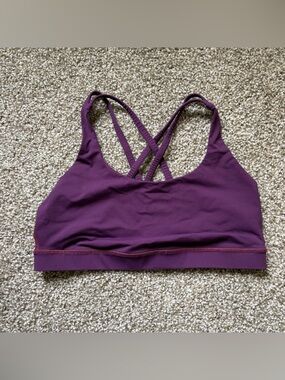 lululemon athletica Plum Purple Strappy Sports Bra